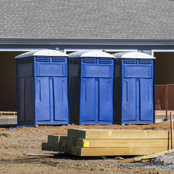 how do you dispose of waste after the portable toilets have been emptied in Blades DE